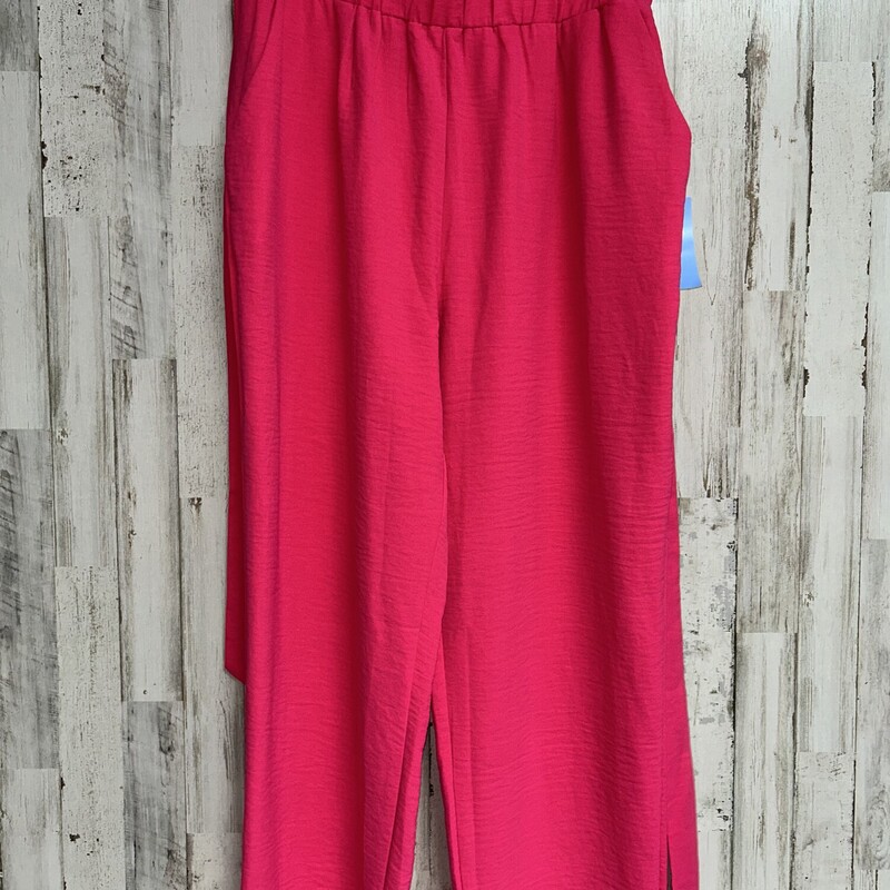 L Hot Pink Tie Pants, Pink, Size: Ladies L