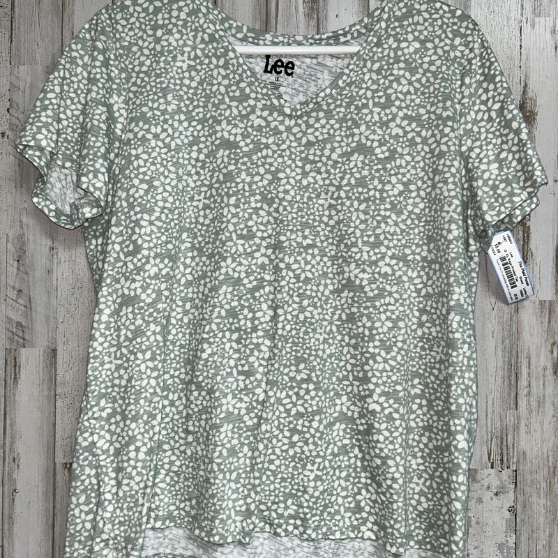 XL Sage Printed Tee, Green, Size: Ladies XL