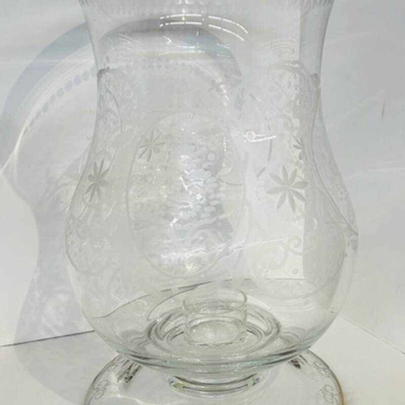 Venetian Etch Glass Vase