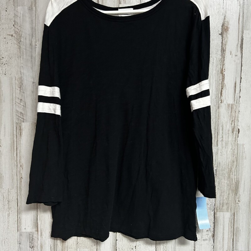 L Black Cotton Jersey Tee, Black, Size: Ladies L