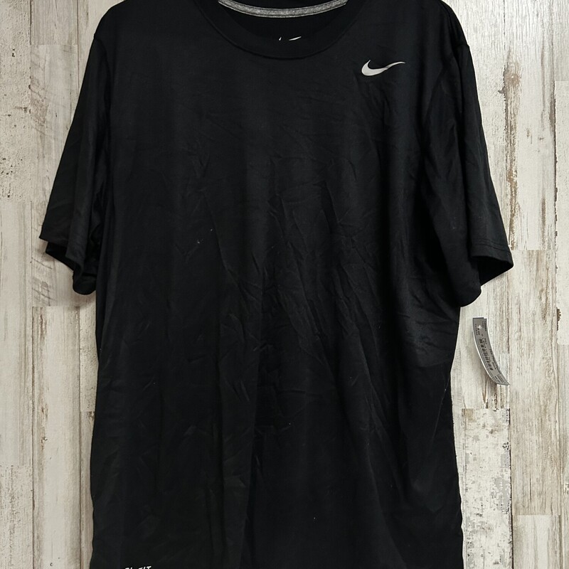 L Black Logo Tee, Black, Size: Ladies L