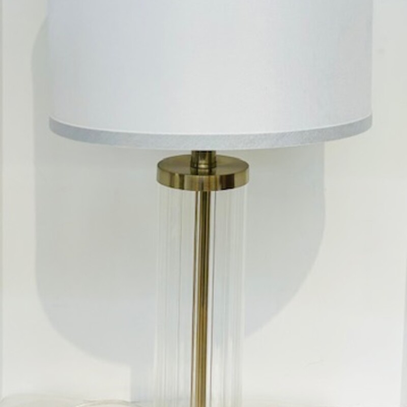 Glass Base Table Lamp