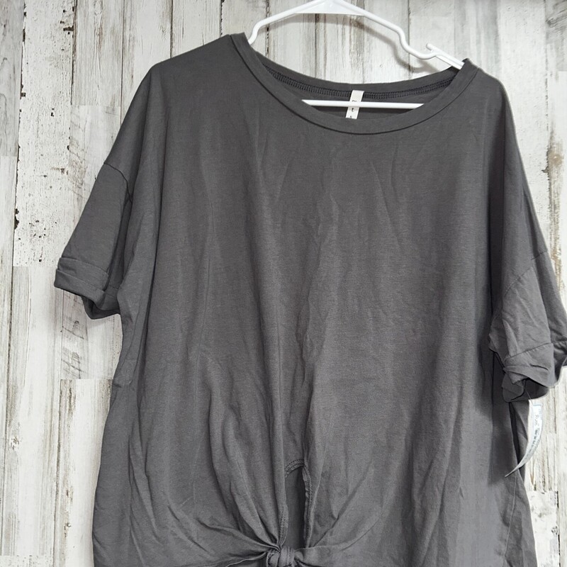 M/L Grey Tie Knot Tee