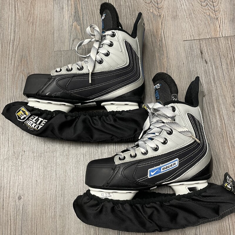 Bauer Ignite Light Speed, Black, Size: 2Y
Includes skate gaurds.