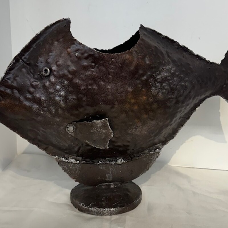 Metal Fish Candleholder