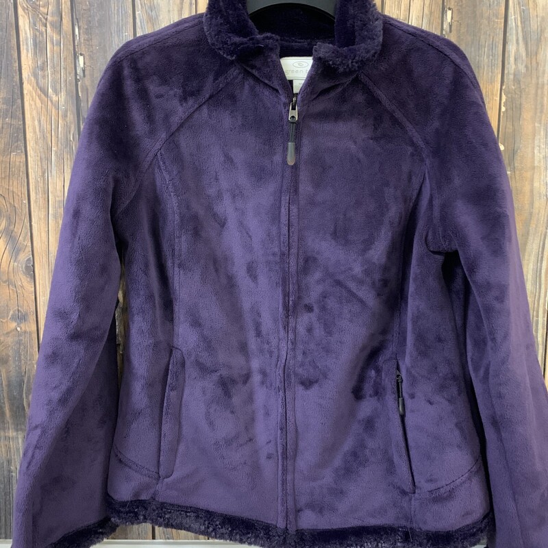 Fuzzy Purple Coat