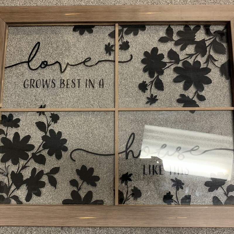 Love Grows Best Sign