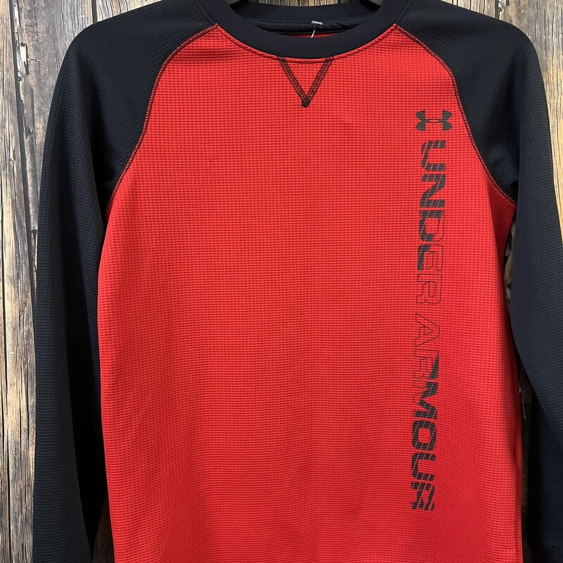 Red/black Under Armour Sh, Size: Ymd