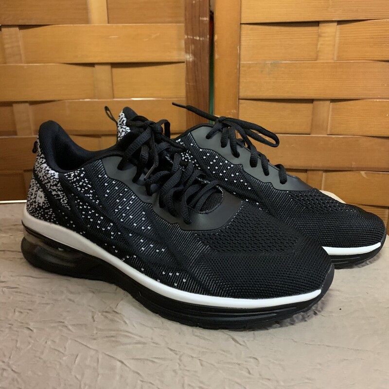 New Black Running Shoes, Size: 10