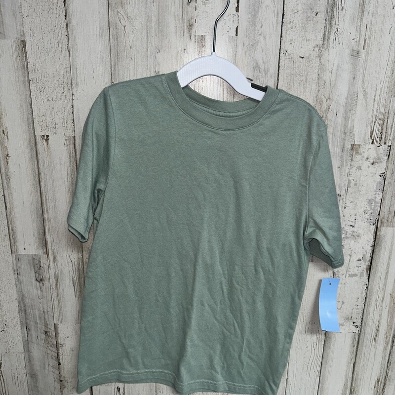 8 Sage Tee, Green, Size: Boy 5-8