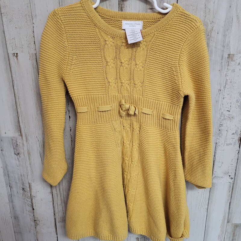 3T Yellow Knit Dress