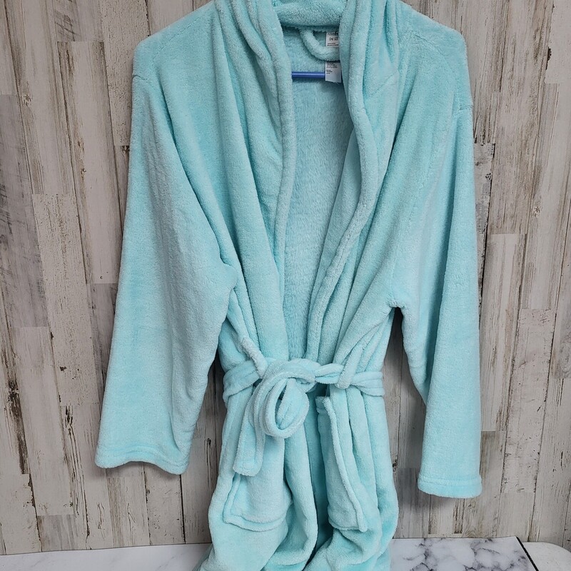 O/S Blue Fuzzy Robe