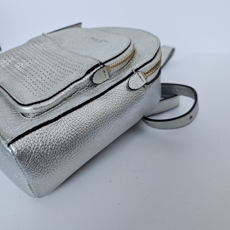 Henri Bendel, Silver, Size: Backpack