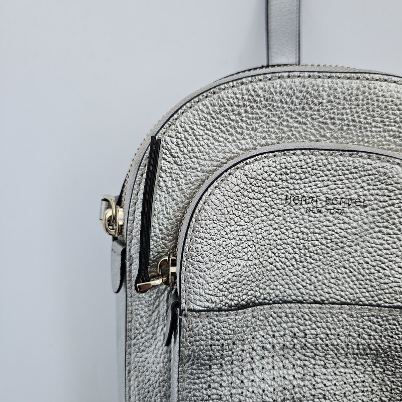 Henri Bendel, Silver, Size: Backpack