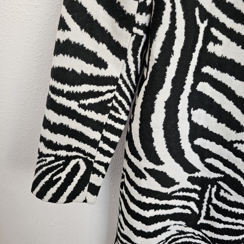 Rachel Zoe Zebra, Blkwht, Size: Small