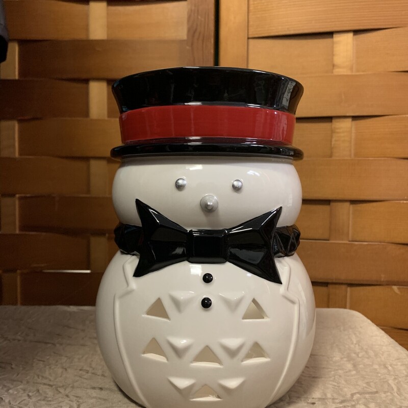 Snowman Vase/candle Holde