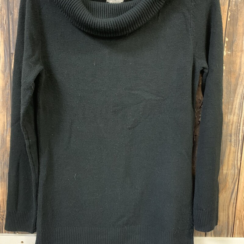 Black Sweater W Diamond Buckle, Size: S