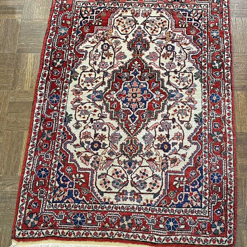 Red Multi Rug 26.5 X 41