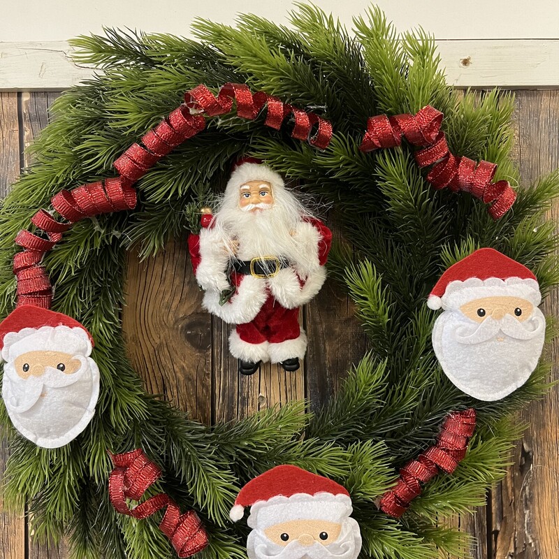 Santa Wreath