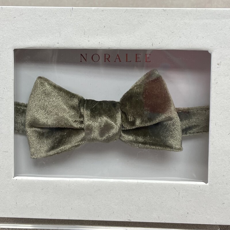 Noralee Velour Bow Tie, Olivegre, Size: 1-4Y
NEW! Kids Samples