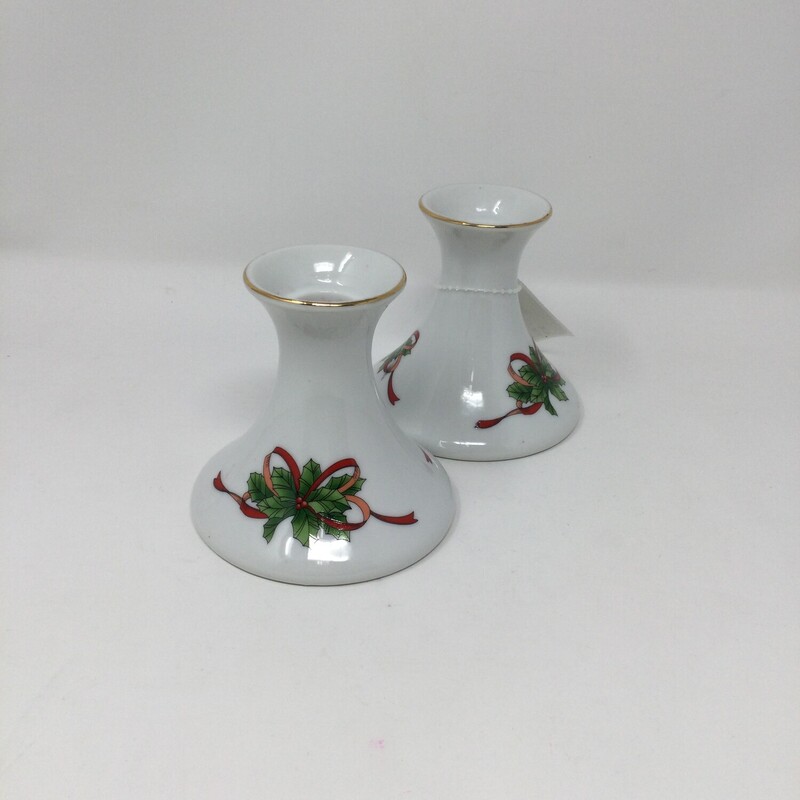 Christmas Candle Holders
White Multi
Set Of 2