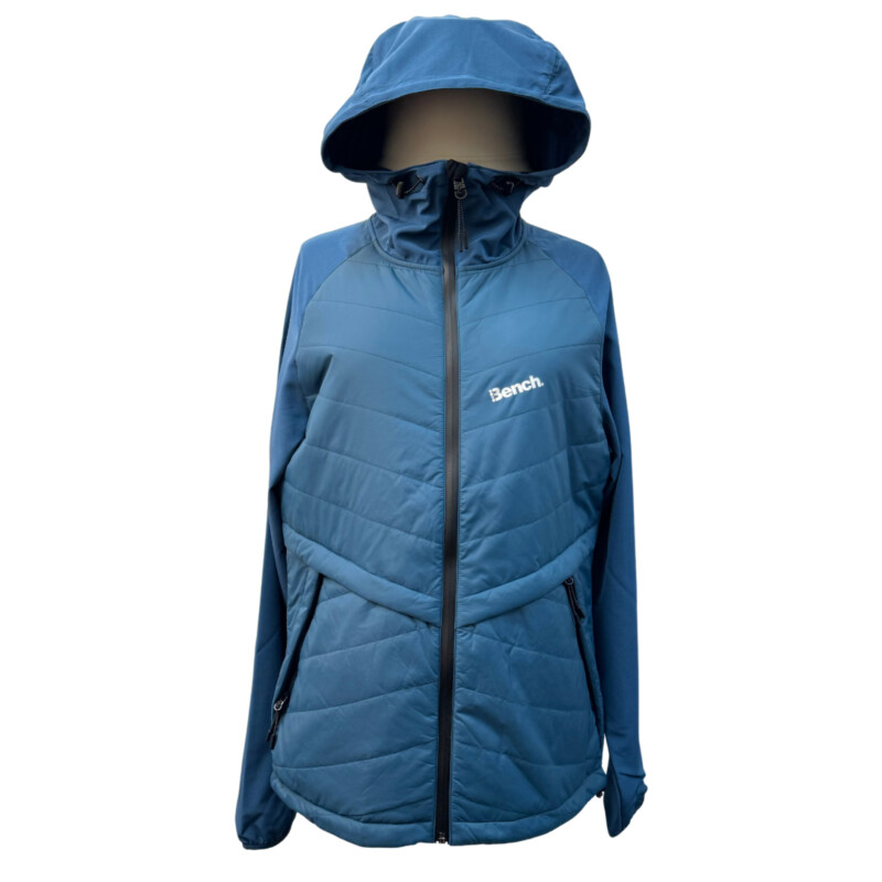 NEW Bench Thinsulate Quilted Jacket<br />
Multipurpose City Clothing<br />
Durable Water Repellent Finish.<br />
PFOA Free.<br />
Reflective Elements for Enhanced Visibility in Low Light.<br />
Thumb Holes<br />
Color: Dark Teal<br />
Size: Medium