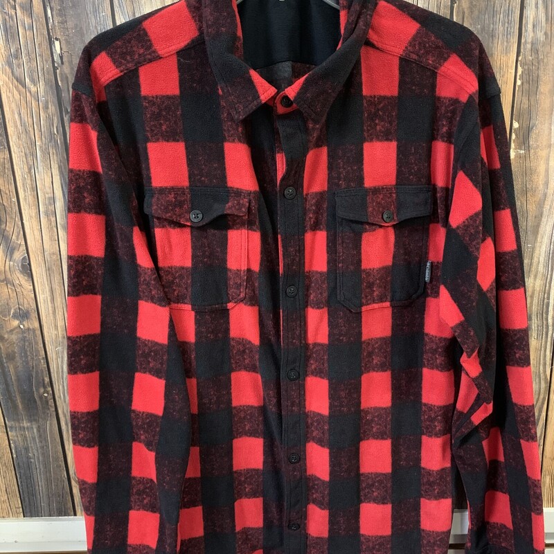 Columbia Red Black Check