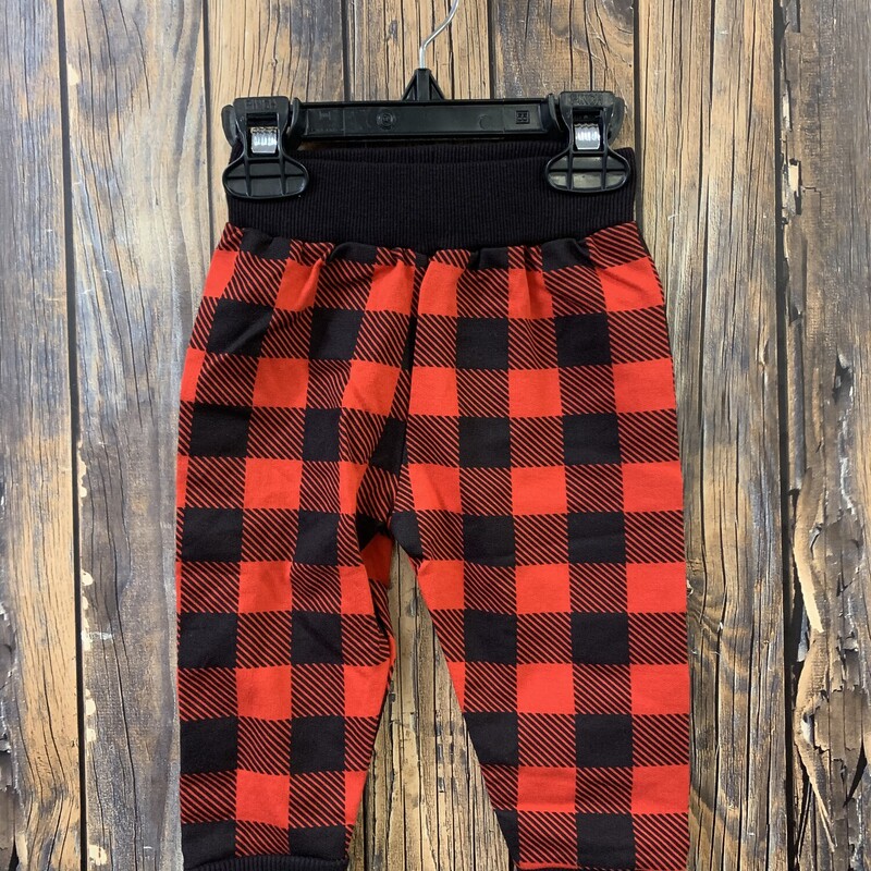 Red Black Chedkered Pants