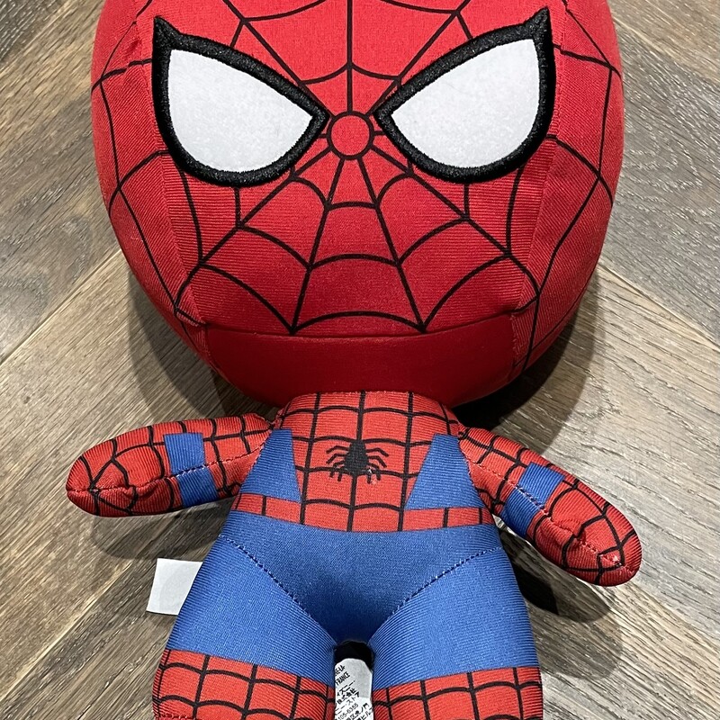 Spiderman Stuffie, Red, Size: 10 Inch