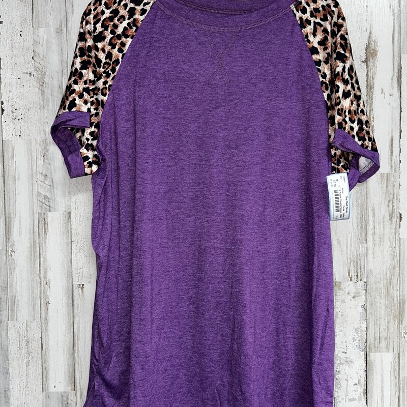 2X Purple Cheetah Sleeve, Purple, Size: Ladies 2X