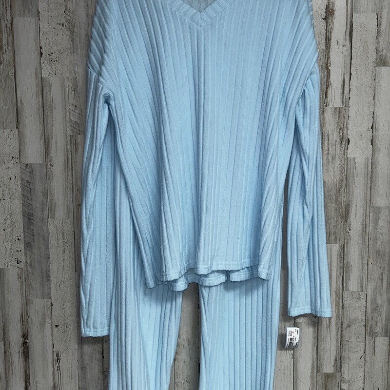 2X 2pc Lt Blue Knit Set, Blue, Size: Ladies 2X