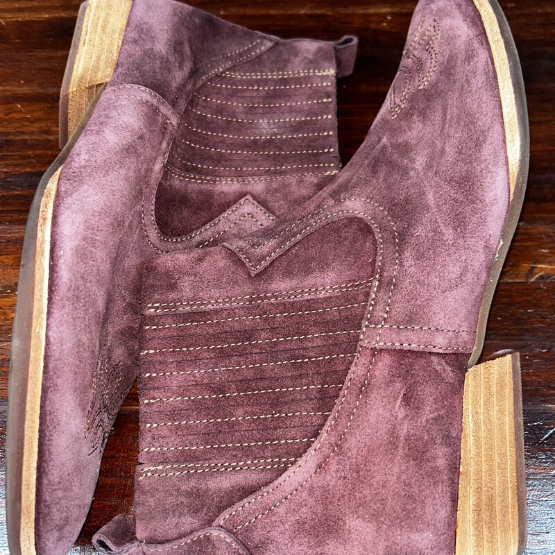 A9 Red Western Booties