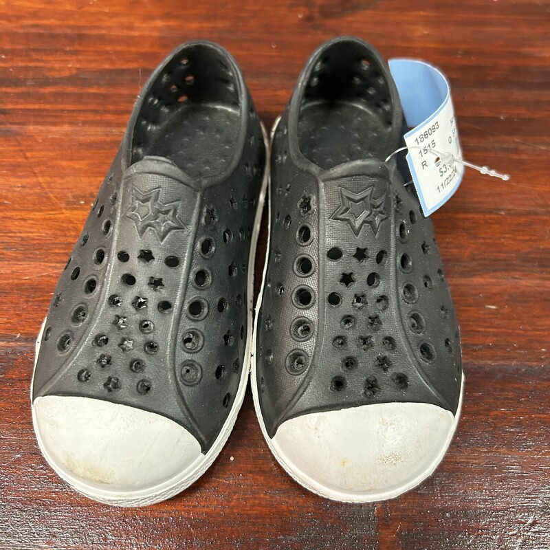 5/6 Black Rubber Shoes