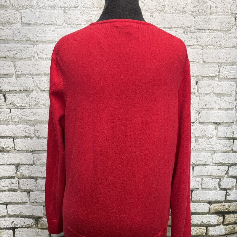 Lands End, Red, Size: Large