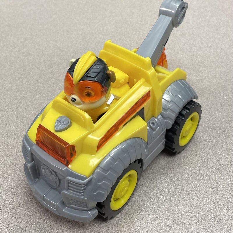 Rocky And Vehicle, Yellow, Size: 3Y+
Lights and sounds.