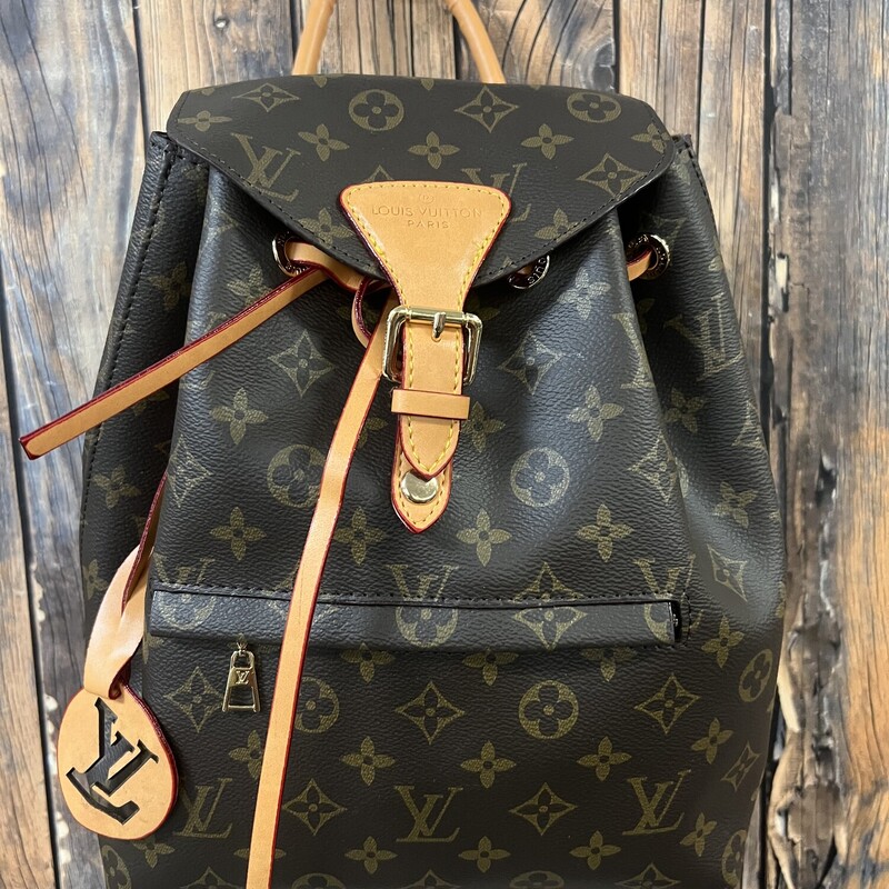 Brown Designer Backpack