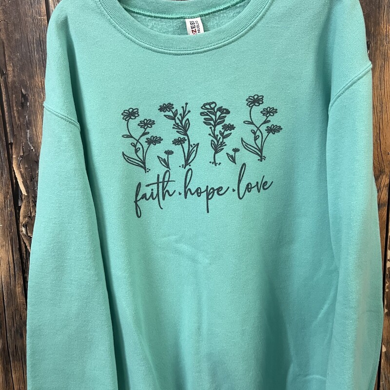 FAITH HOPE LOVE SHIRT, Size: SMALL