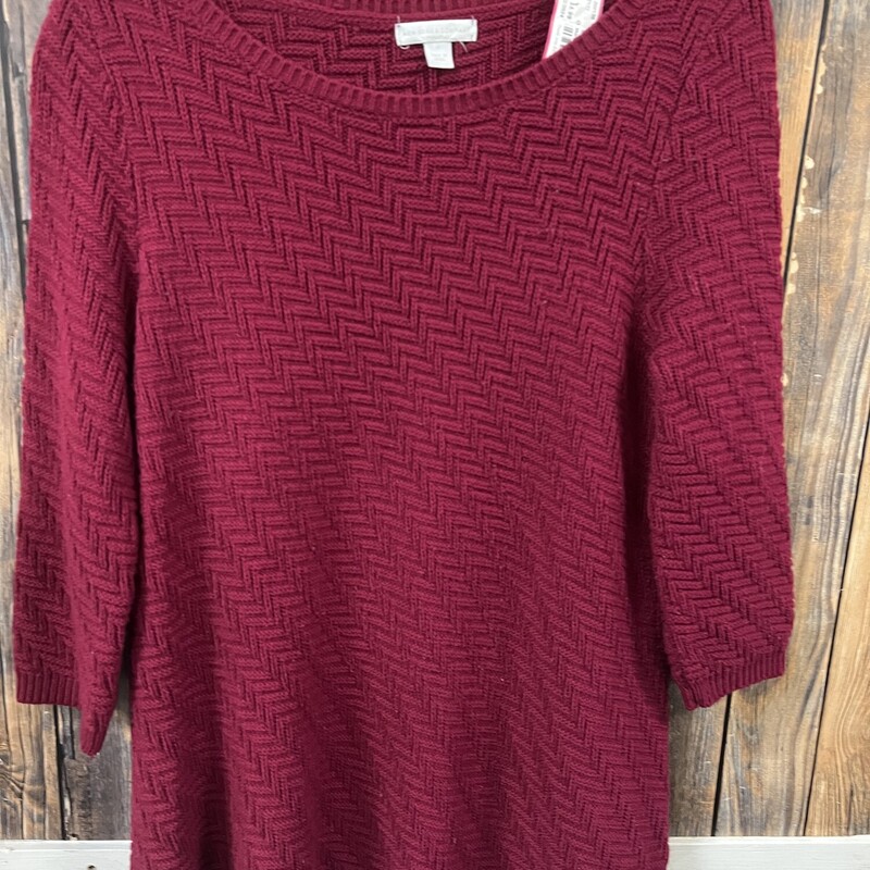 Maroon Sweater, Size: Med