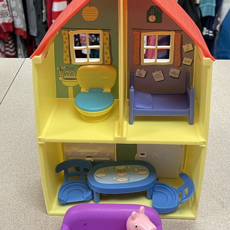 Peppa Pig House, Multi, Size: 3Y+
Includes six pieces of furniture, and one character.