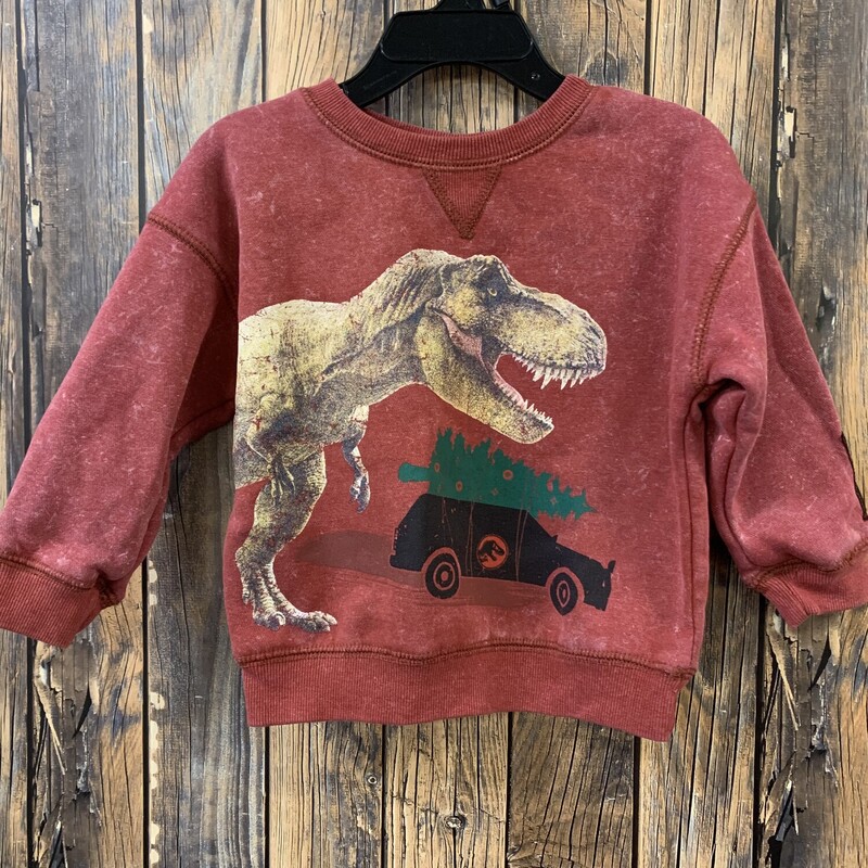 Christmas Dino Sweater, Size: 18m