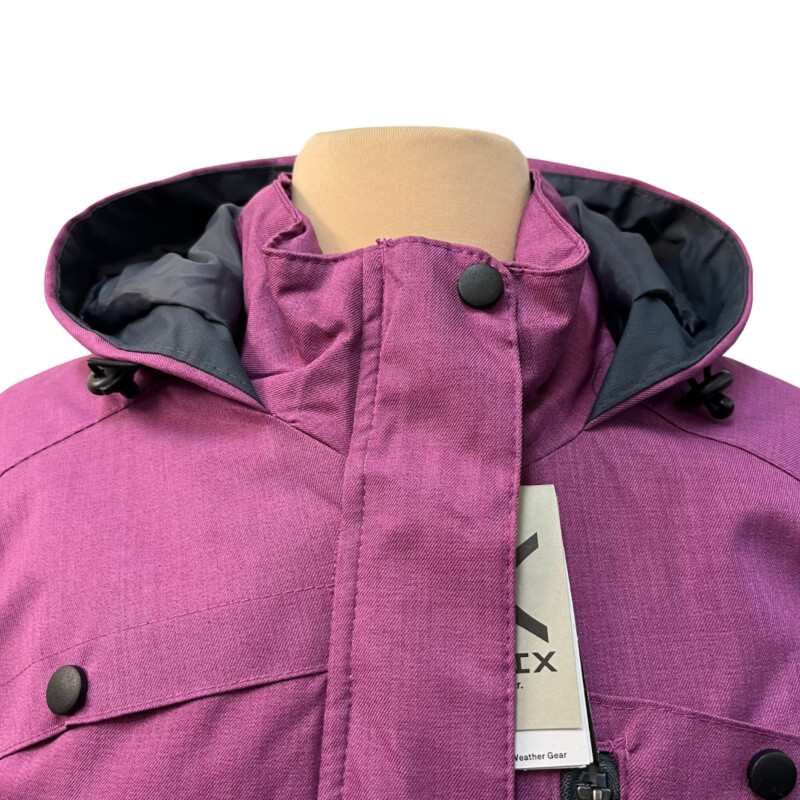 New Arctx Daybreak Insulated Jacket<br />
Water Repellant<br />
Wind Resistant<br />
Color: Amethyst<br />
Size: Medium