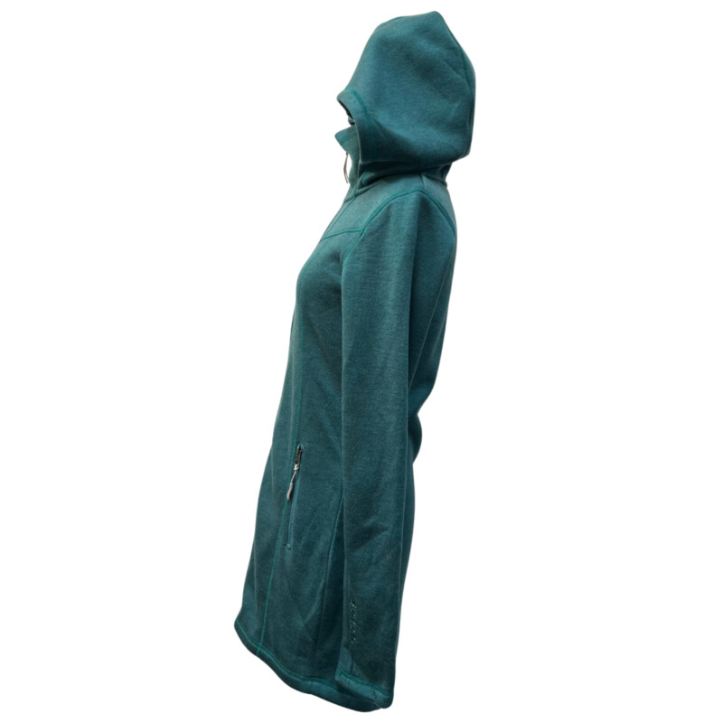 New Bench Bradie Star Zip Jacket<br />
Hooded with Soft Fleece Lining<br />
Color: Green<br />
Size: Small