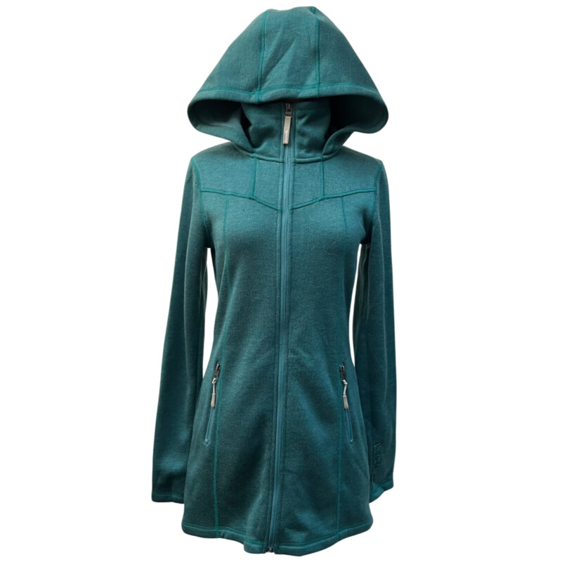 New Bench Bradie Star Zip Jacket<br />
Hooded with Soft Fleece Lining<br />
Color: Green<br />
Size: Small