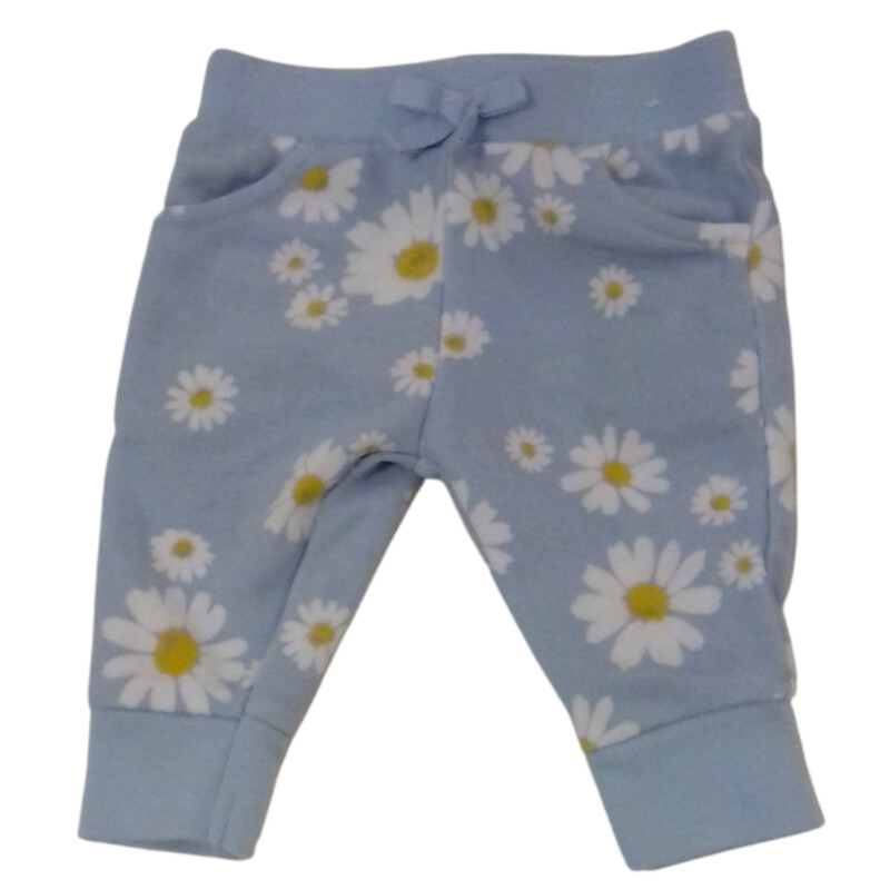 Pants: Daisies/Blue