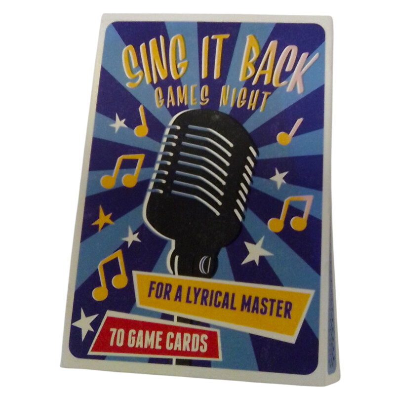 Sing It Back Game Cards