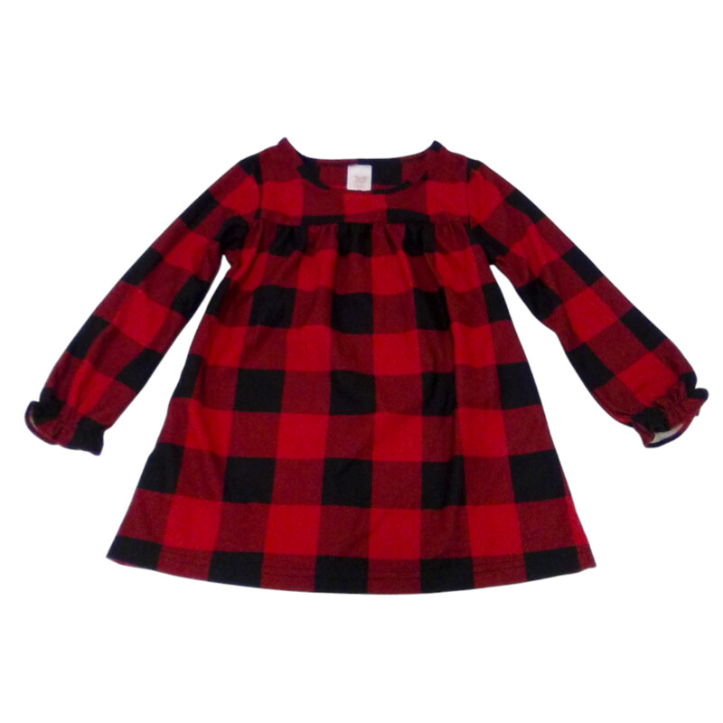 Sleepdress: Plaid/red