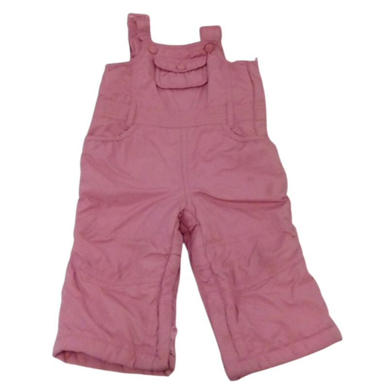 Overalls: Snow Bibs/pink