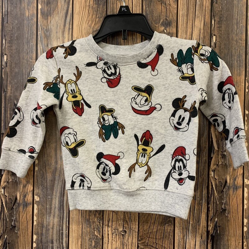 Disney Christmas Sweatshi, Size: 18m