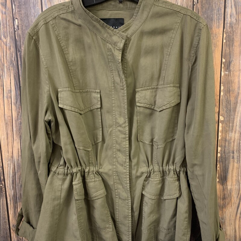 Olive Green Shirt W Pocke, Size: L