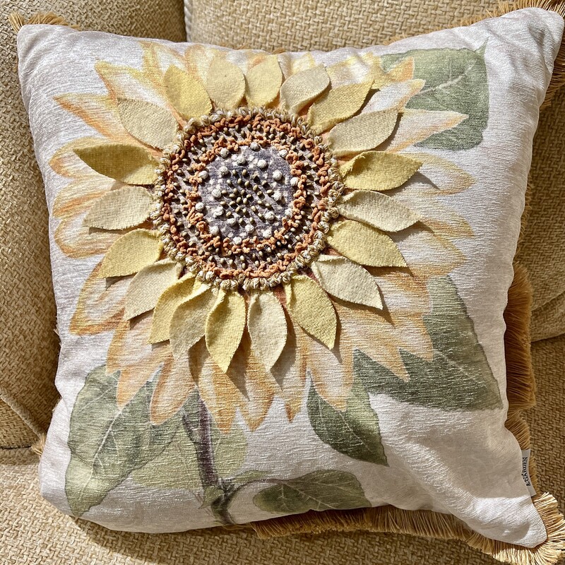 Pillow Sunflwr H&Garden